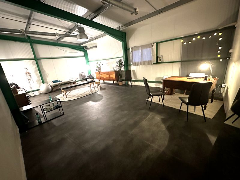 Vue d'ensemble du cabinet installé au sein du CrossFit Lannion