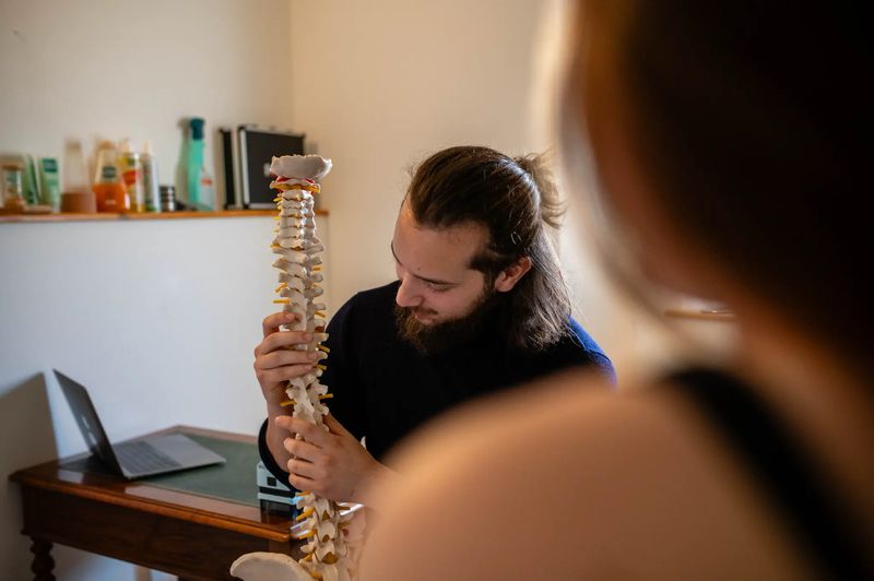 Analyse biomécanique expliquée à l'aide d'un modèle de colonne vertébrale